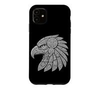 Calendrier aztèque Aigle Mexicain Hecho en Mexico Art culturel Coque pour iPhone 11