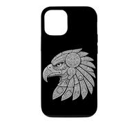 Calendrier aztèque Aigle Mexicain Hecho en Mexico Art culturel Coque pour iPhone 12/12 Pro