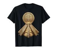 Calendrier aztèque Ancien Sarcred Pyramide Maya Azteca T-Shirt