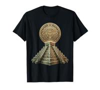 Calendrier aztèque Ancien Sarcred Pyramide Maya Azteca T-Shirt