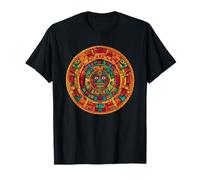 Calendrier aztèque Ancien Symbole de Pierre du Soleil Maya T-Shirt