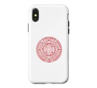 Calendrier aztèque/Art Antique Mexicain au Design mésoaméricain Coque pour iPhone X/XS