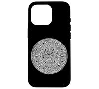 Calendrier Aztèque Pierre Soleil Mexicain Maya Calendario Azteca Coque pour iPhone 16 Pro