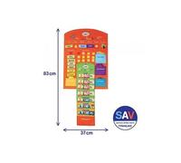 LUDI - S2004 - Calendrier Tissu Orange