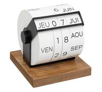 Calendrier Be vintage H.15cm bois - Atmosphera createur d'interieur