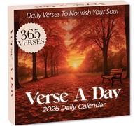 Calendrier biblique 2026 avec versets par jour | 365 versets chrétiens de la Bible NIV pour inspirer votre dévotion quotidienne, positive et inspirante versets quotidiens pour homme et femme pour