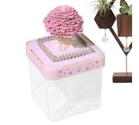 Calendrier Bloc-notes 3D 2026 | Bloc-Notes Mémoire Art de la Découpe Papier 3D,Bloc-notes Avec Gravure D'Horloge Et Étui Acrylique - Pour Thanksgiving Noël Crémaillère Décoration De Bureau