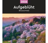 Calendrier brochure KUNTH 2026 : magnifique calendrier mural coloré avec calendrier mensuel pour les notes