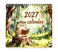 Calendrier Bureau Agenda Semainier Mignon Aquarelle Épais
