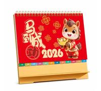 Calendrier Bureau Bois 2026, Succès Immédiat [reliure spirale]