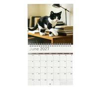 Calendrier Chat 2027 Calendrier Chatons à Jan - Déc 2027