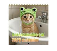 Calendrier Chat Calendrier Mural 12 Mois 2026