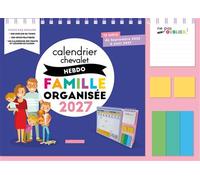 Calendrier chevalet hebdo Famille organisée 2027 - - Collectif - Larousse - Calendrier
