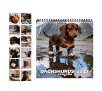 Calendrier Chien 2027 12 Planificateurs Mensuels Épais D'Emploi Du Temps De | Calendrier Mural Des Animaux Pour La Maison Le Bureau L'École Salle De Classe Planification Et L'Organisation