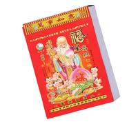 Calendrier chinois traditionnel 2026 - 365 pages - À suspendre au mur - Pour personnes âgées, planification quotidienne, mariage, voyage, jours de bon augure