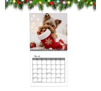Calendrier Chiot 2027 Agenda Organisateur Planificateur Mensuel 12 Mois De | Calendrier Mural Chiot 12 Mois Pour Dortoir, Hôtel, Maison, en Intérieur, Bureau et École