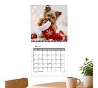 Calendrier Chiot 2027 Planificateur Familial Mensuel 12 Mois de Janvier | Calendrier Planification Chiot Pour La Maison Le Bureau La Chambre L'École Et L'Appartement