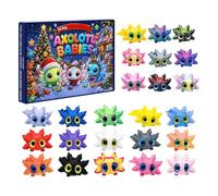 Calendrier Compte À Rebours Animaux Imprimés En 3D Articulés Axolotl