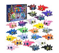 Calendrier compte à rebours animaux imprimés en 3D mignon Axolotl articulé