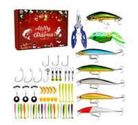 Calendrier Compte à Rebours | Calendrier de l'Avent Noël avec 24 Hex Artificielles | Kit Exceptions Festives Saisonnières Décoration Maison | Cadeau Fête des Pères Noël Hobby