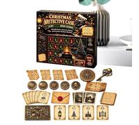 Calendrier compte à rebours de Noël 2026 24 jours Puzzle Adventure Game | Calendrier de compte à rebours de Noël 2026 24 jours avec puzzles d'aventure quotidienne et mystères pour la famille