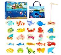 Calendrier compte à rebours de Noël - 24 jours sur le thème de la pêche - Décoration souvenir