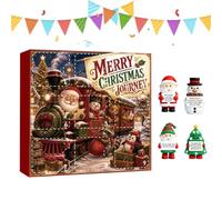 Calendrier Compte À Rebours De Noël 9 Figurines Décoratives De Bureau À