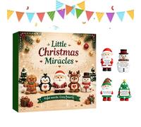 Calendrier Compte À Rebours De Noël 9 Figurines Pour Bureau Décoratives À