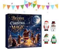 Calendrier Compte À Rebours De Noël 9 Figurines Pour Bureau Décoratives À