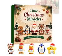 Calendrier Compte À Rebours De Noël 9 Pièces Figurines De Bureau