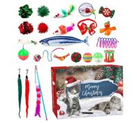 Calendrier Compte À Rebours De Noël Interactifs D'Intérieur Pour Animaux | 24 Jours De Interactifs Assortis Intérieur Maison Vacances Dortoir Chambre