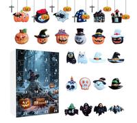 Calendrier Compte À Rebours Halloween 24 Pièces De Résine Effrayantes Et