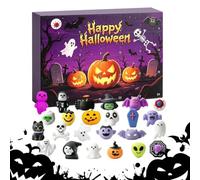 Calendrier Compte à Rebours Halloween 24 Pièces Douces Décompte D'Halloween