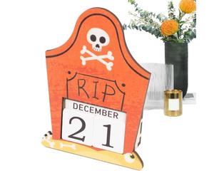 Calendrier Compte à Rebours Halloween Bureau Ornement d'Affichage Réglable