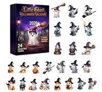Calendrier compte à rebours Halloween fantôme effrayant fantômes 2D
