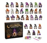 Calendrier Compte à Rebours Halloween Jouet Artisanal Figures De Nains