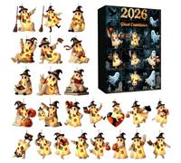 Calendrier Compte À Rebours Halloween Ornements Plats 2D Déco Maison