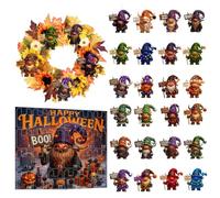 Calendrier Compte À Rebours Halloween Peluche Horreur Spooky Maison Temps
