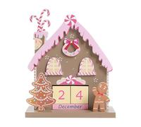 Calendrier Compte À Rebours Noël Panneau d'Épices en Bois Réutilisable | Décor Avent Compte À Rebours Noël Pour intérieur, tables, étagères, dortoirs étudiants, hôtels, dessus de
