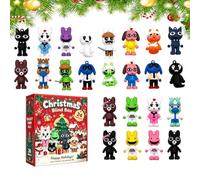Calendrier Compte À Rebours Pour Noël Figurines 3D à Collectionner pour | Décompte des Fêtes 24 Jours Décoration Maison chambre appartement dortoir