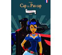 Calendrier Couple “Cap, Pas Cap” | 25 Défis Érotiques Illustrés à Faire Toute l’Année | Format A3 Carte Géante | Cadeau Romantique Noël ou Saint-Valentin | Chevalet Inclus