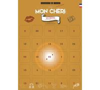 Calendrier de l'avant ou de l'après mon chéri 25 défis en couple Doré