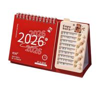 Calendrier créatif 2026 en papier de bureau avec suivi quotidien des objectifs - Calendrier de gestion du temps pour l'amélioration de la discipline automobile - Planificateur de bureau