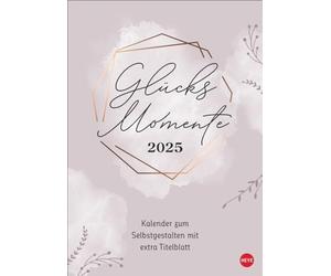 Calendrier créatif moments de bonheur A4 2025 : un calendrier photo et de bricolage 2025 à personnaliser avec beaucoup d'espace pour votre inspiration, pour capturer toutes les belles... (calendrier