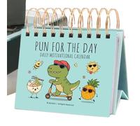 Calendrier d'affirmation | Calendrier de bureau de 10,8 cm | Calendrier debout pour relaxation compact et élégant Décoration de bureau pour collègues, étudiants, motivation, quotidien, bureau, maison