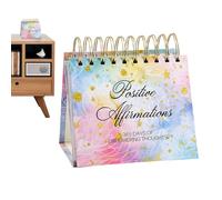 Calendrier d'affirmation quotidien - Set de table fortifiant avec messages inspirants - Calendrier motivant de 365 jours à poser - Collection de calendrier de table inspirante avec messages quotidiens
