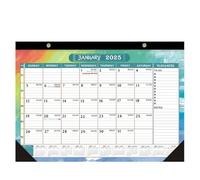 Calendrier d'affirmations quotidiennes, calendrier de bureau adapté 2024-2025, calendrier quotidien positif, calendrier de bureau simplifié, page de motivation par jour, décorations pour le travail