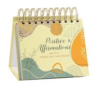 Calendrier d'affirmations quotidiennes, calendrier de bureau en anglais 2025 tous les jours jour et nuit intéressants Calendrier de bureau de 365 jours calendrier avec couverture verticale Calendrier