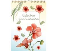 Calendrier d'anniversaires - Transparent flowers Thade Collectif (Auteur)