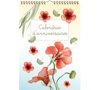 Calendrier d'anniversaires - Transparent flowers - Thade Collectif - Chantecler - broché - Calendrier